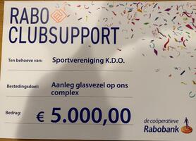 KDO ontvangt mooi bedrag van de Rabo ClubSupport